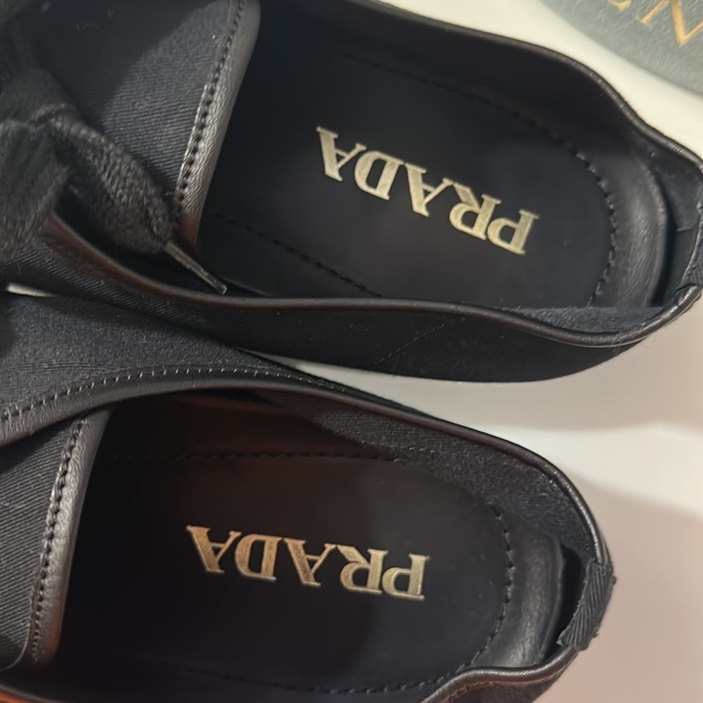 Vintage Prada Shoes Men's Size 10 Mint Condition Authentic - Picture 3 of 8